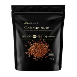Семена льна коричневые 500 г (GreenFormula)